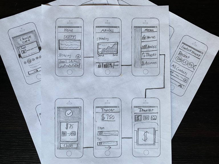 Chase Mobile sketches